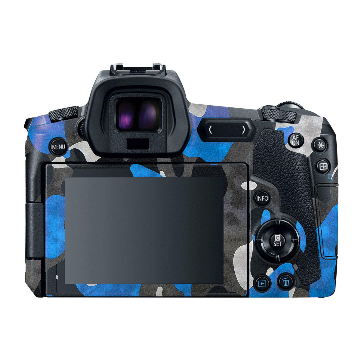 Blue Grey Camo Canon EOS R Camera Skins