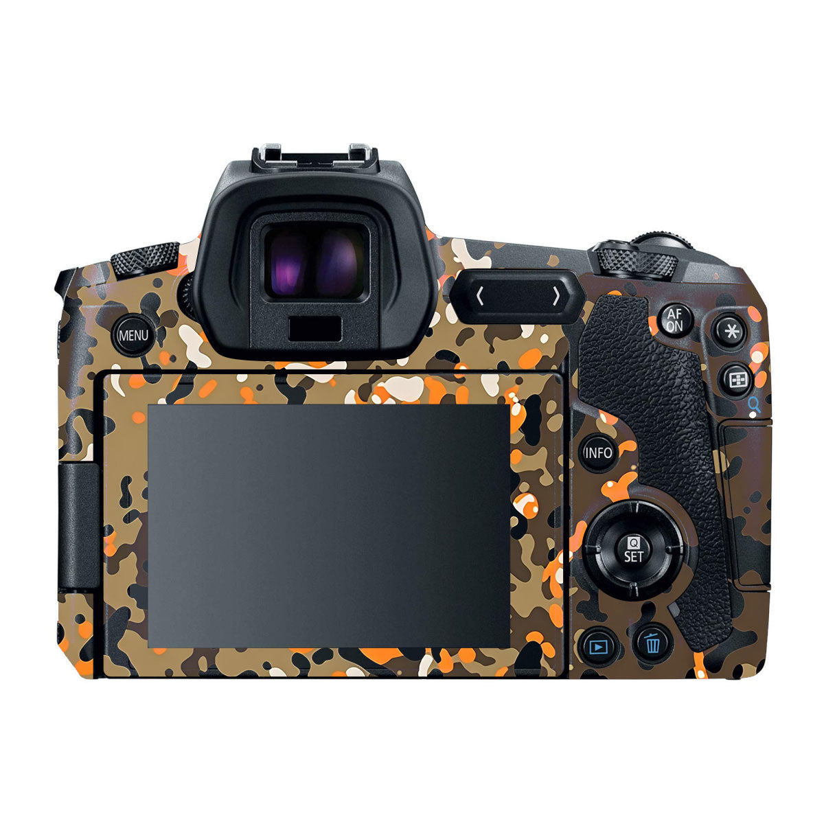 Orange Brown Spot Canon EOS R Camera Skins