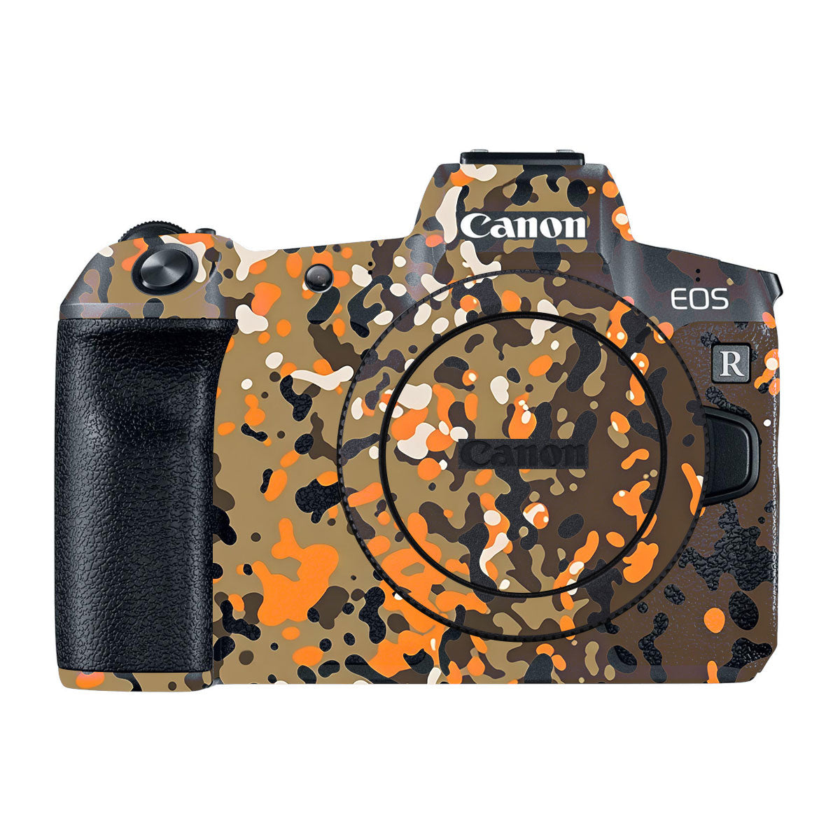 Orange Brown Spot Canon EOS R Camera Skins