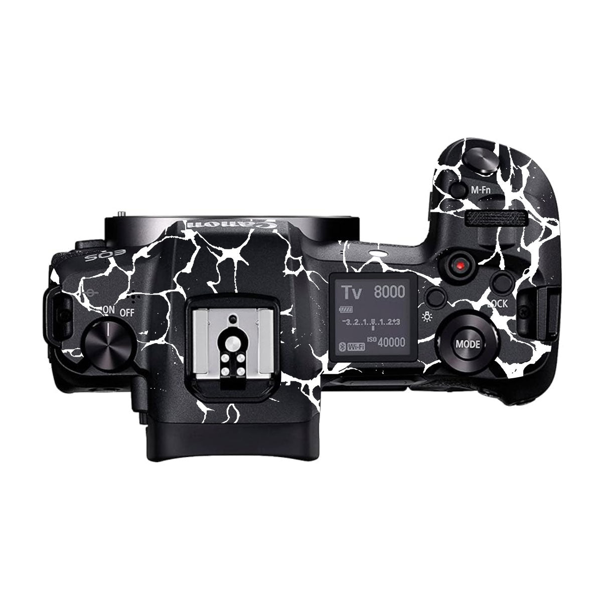 White Web Canon EOS R Camera Skins