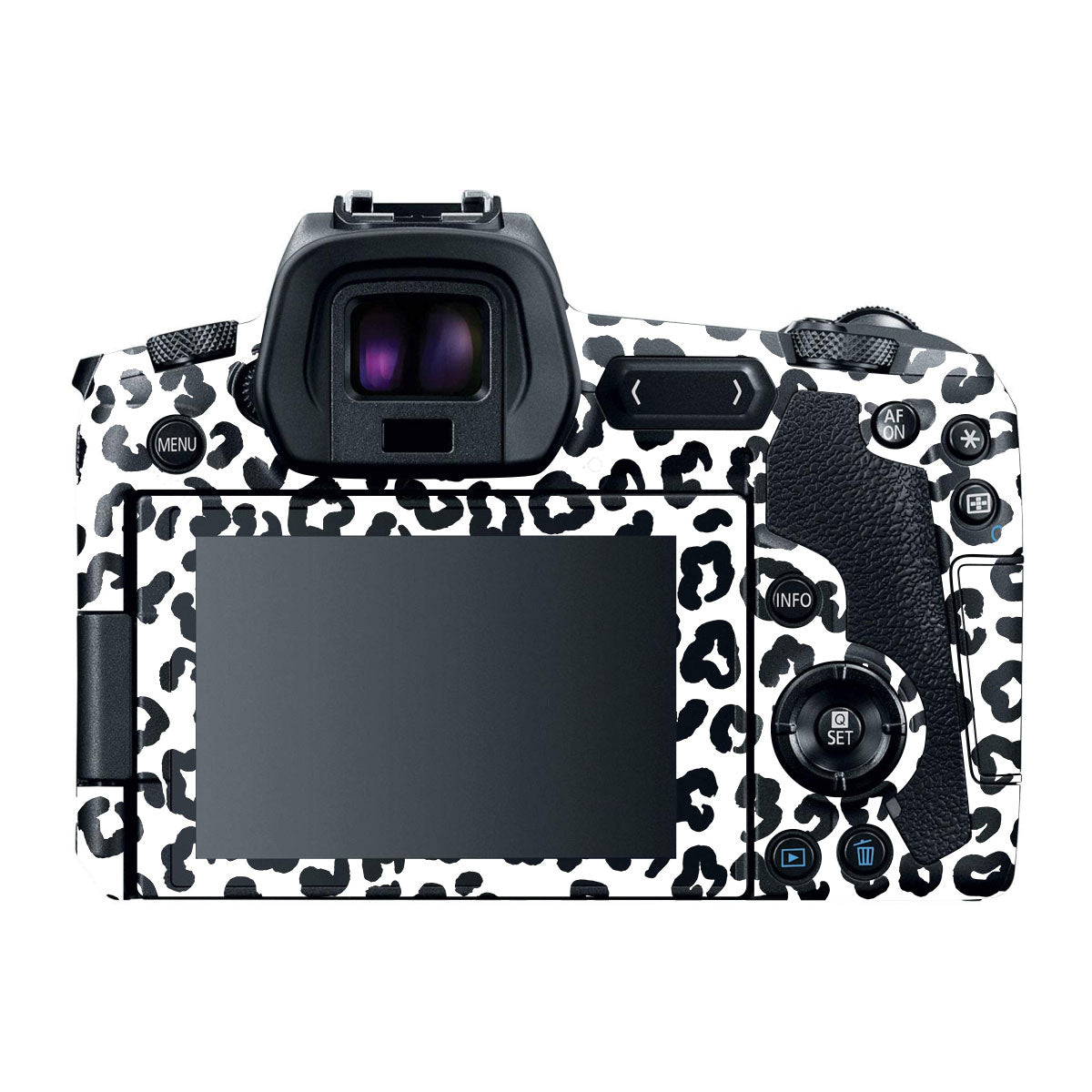 White Leopard Canon EOS R Camera Skins