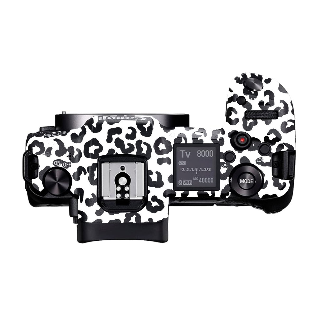 White Leopard Canon EOS R Camera Skins
