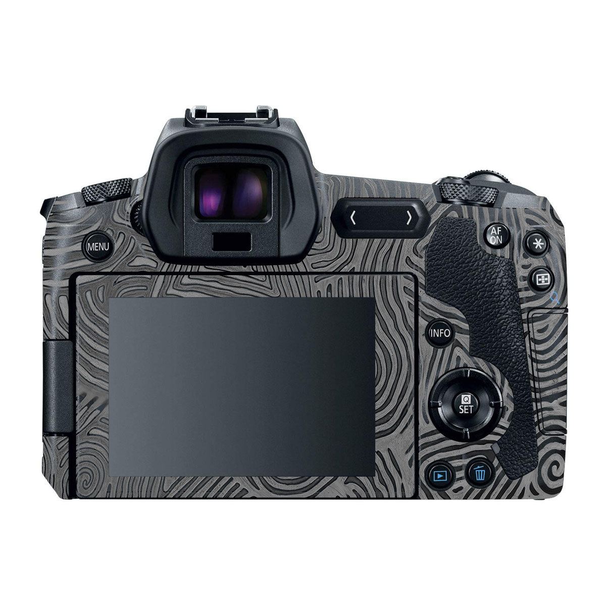 Monochrome Line Maze Canon EOS R Camera Skins