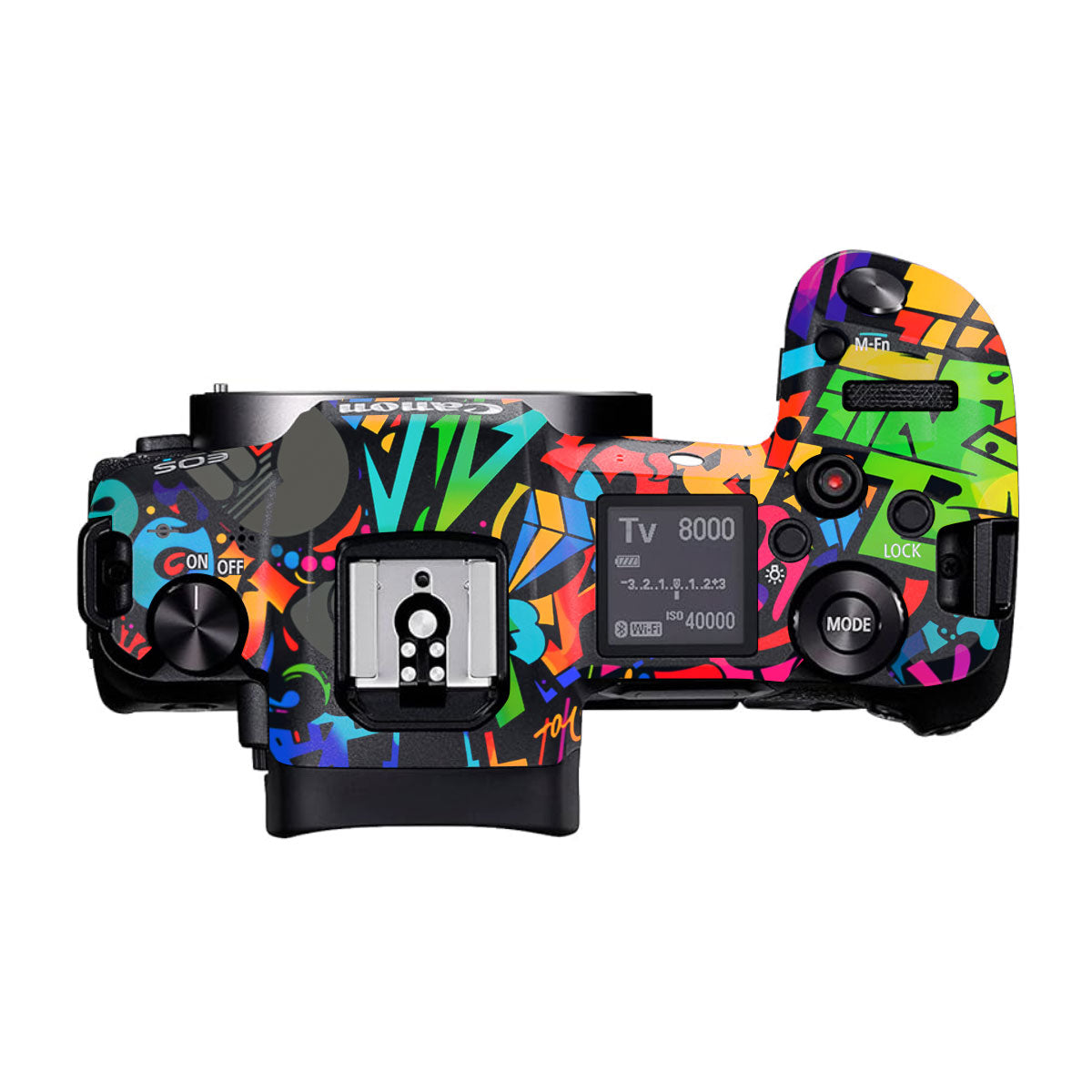 Colorful Urban Street Art Lettering Canon EOS R Camera Skins