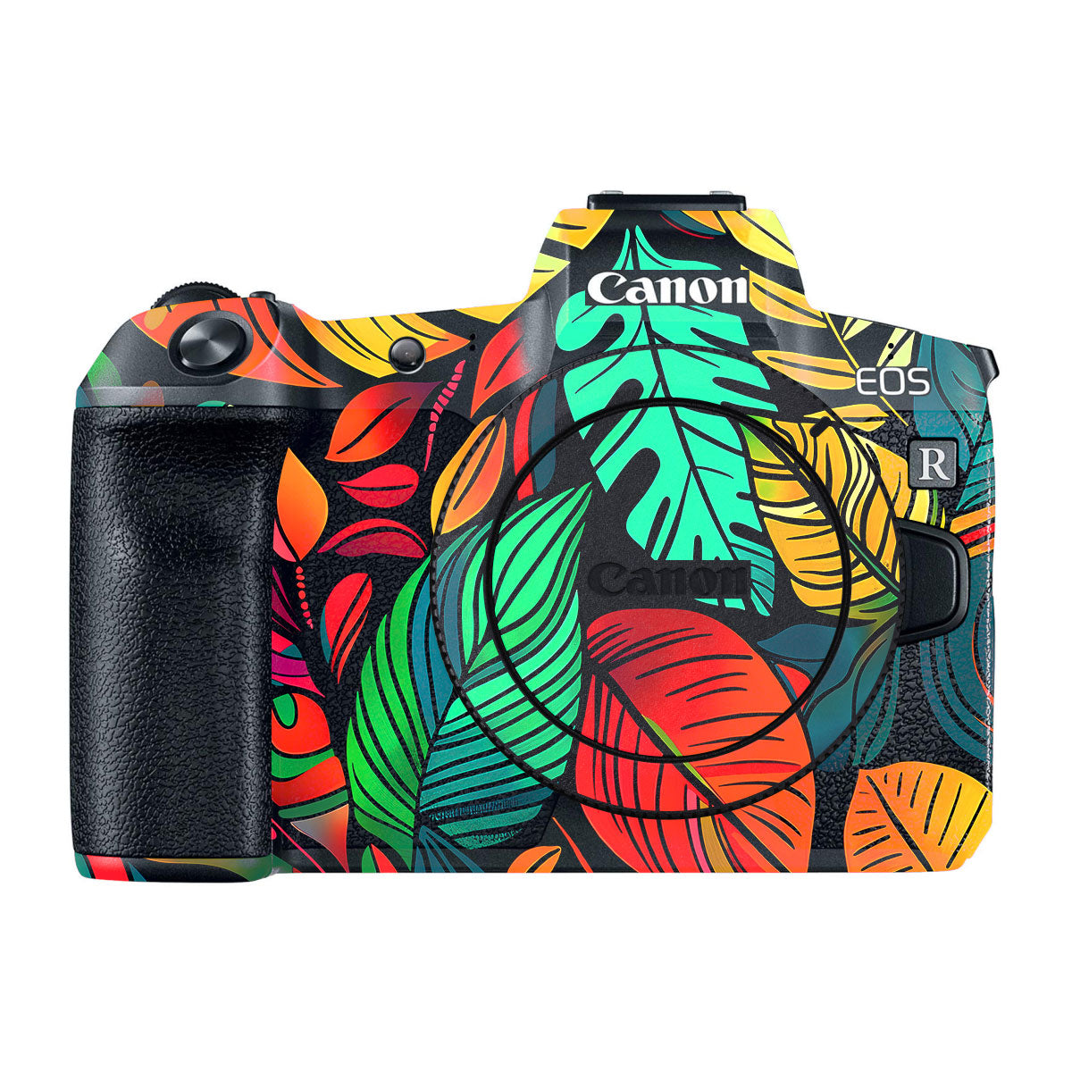 Tropical Jungle Leaves Canon EOS R Camera Skins