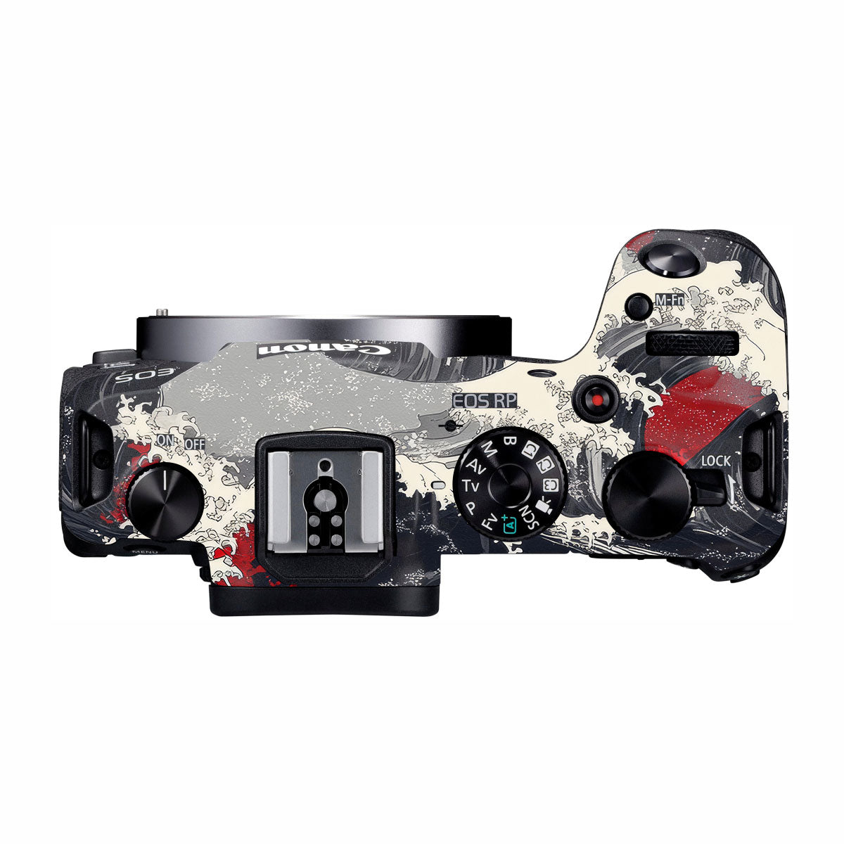 Abstract Waves Canon EOS RP Camera Skins