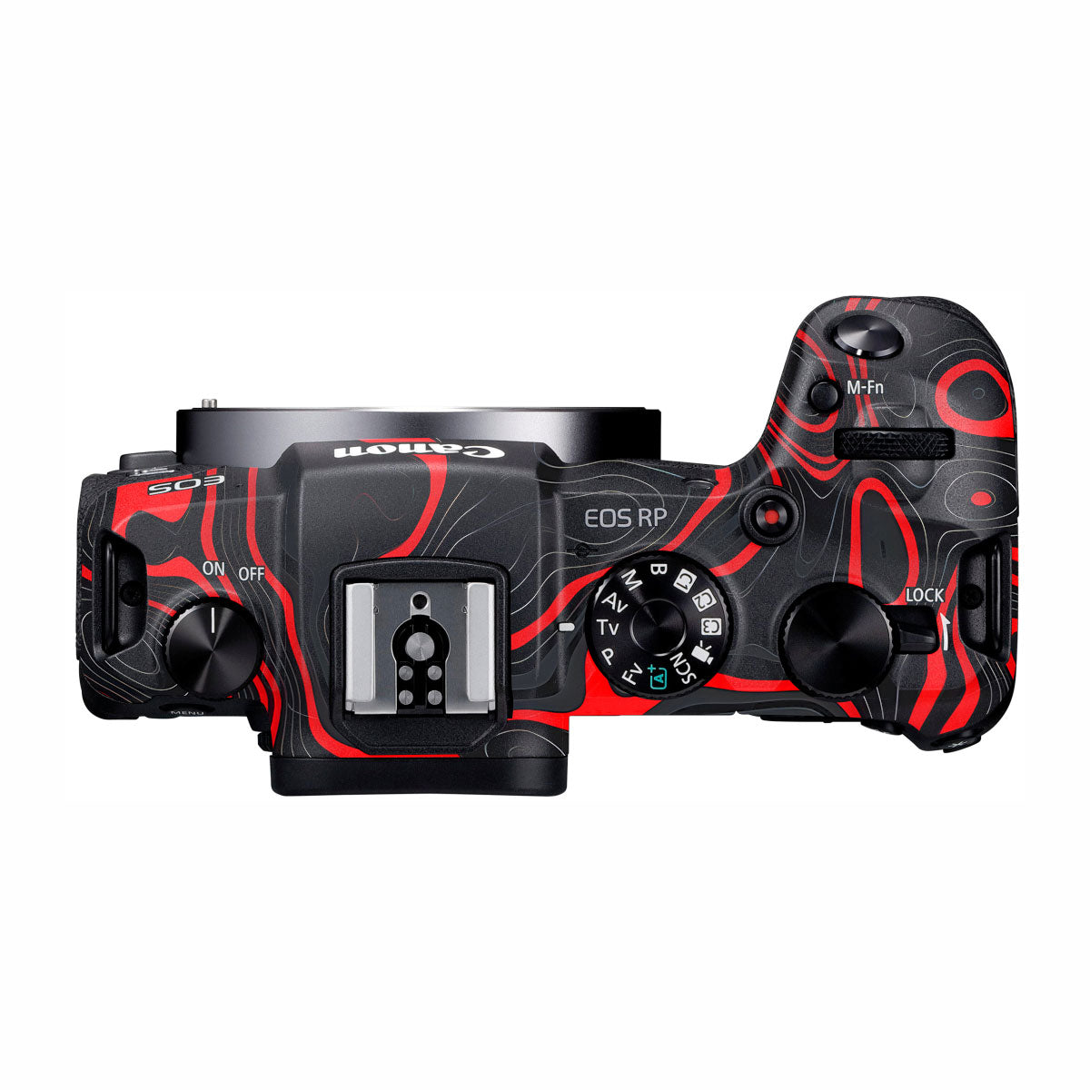 Crimson Waves Canon EOS RP Camera Skins