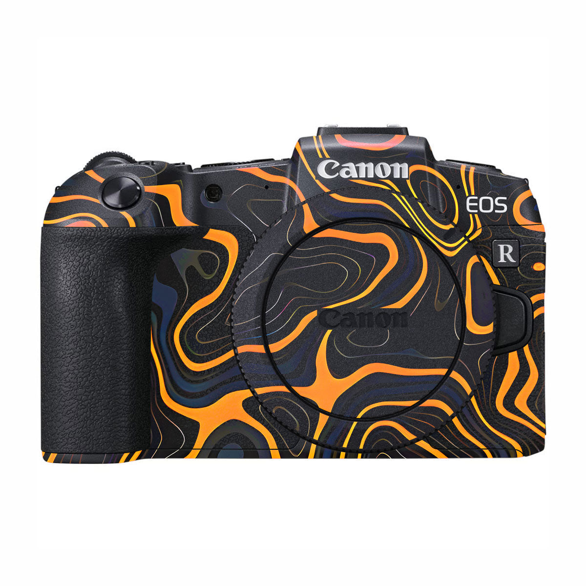 Amber Topographic Waves Canon EOS RP Camera Skins