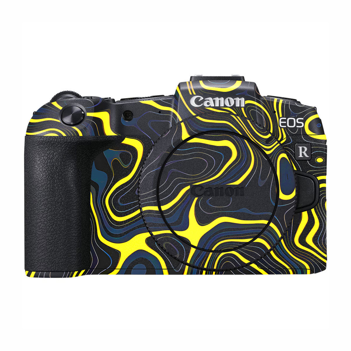 Neon Lava Contours Canon EOS RP Camera Skins