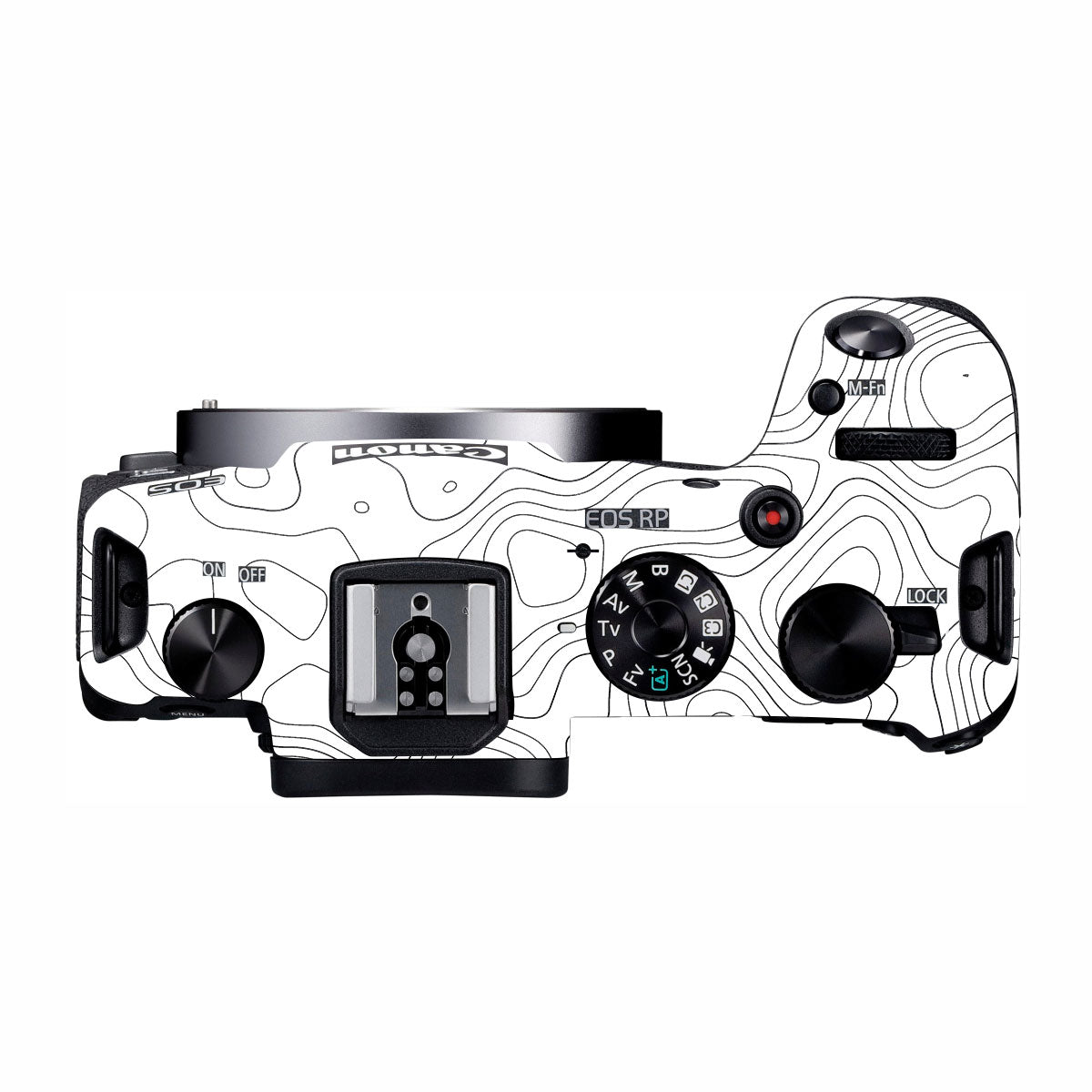 White Contour Design Canon EOS RP Camera Skins