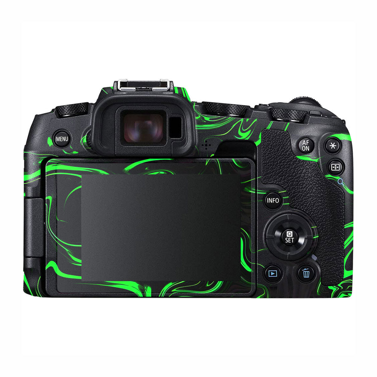 Green Liquid Pattern Canon EOS RP Camera Skins