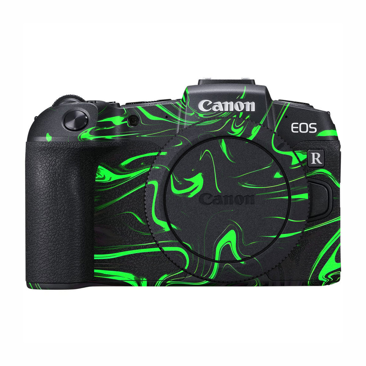 Green Liquid Pattern Canon EOS RP Camera Skins