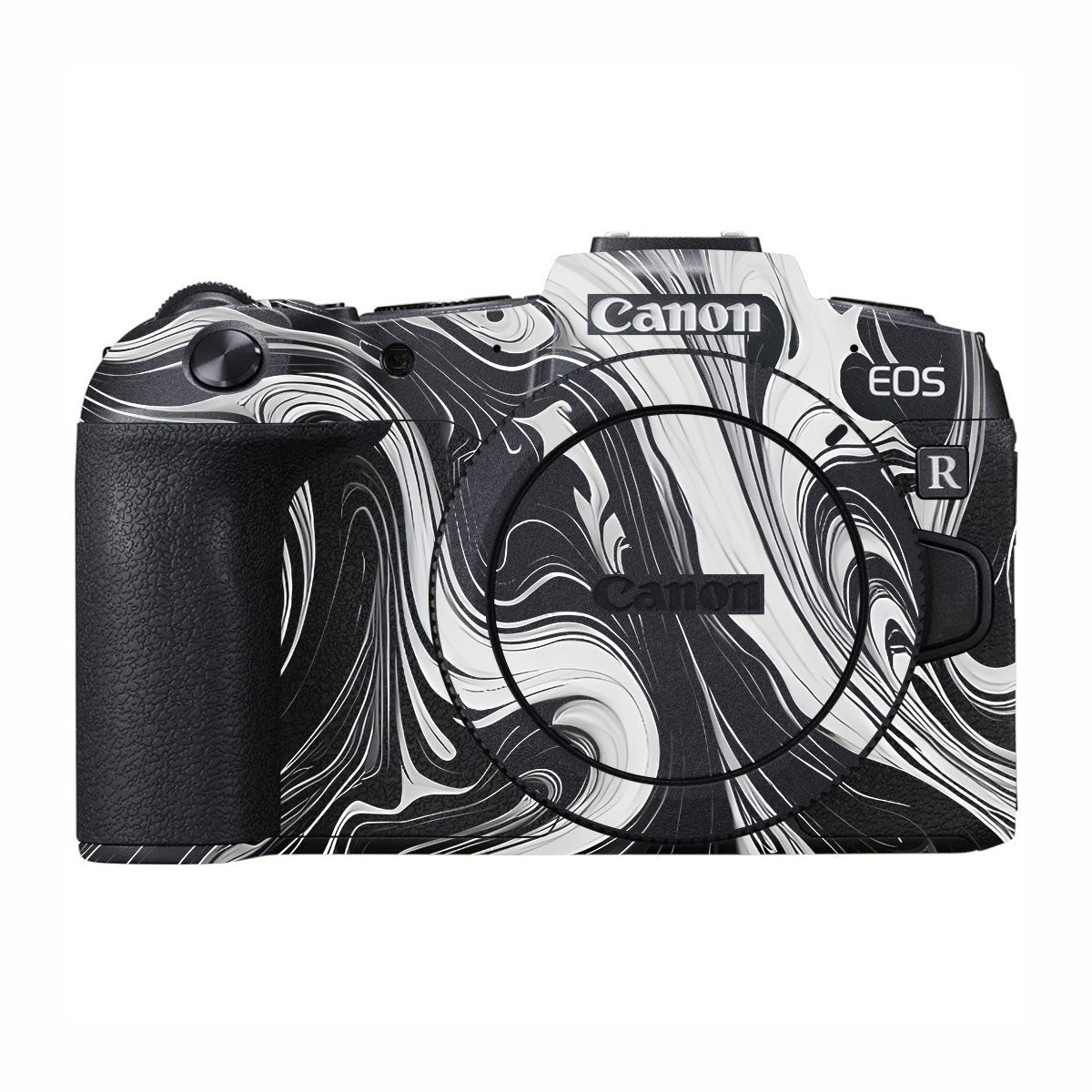 Black and White Marble Canon EOS RP Camera Skins