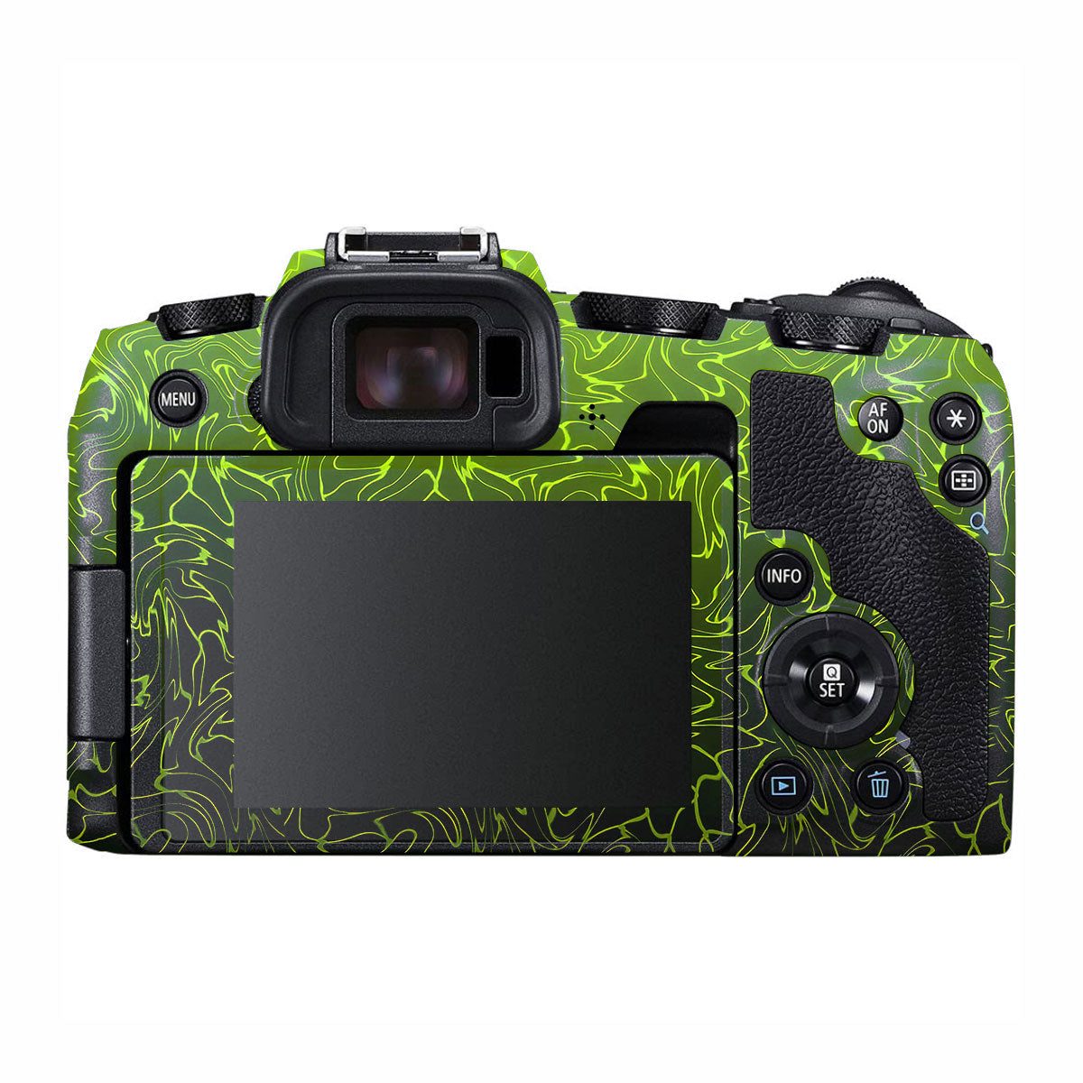 Lime Yellow to Black Gradient Canon EOS RP Camera Skins