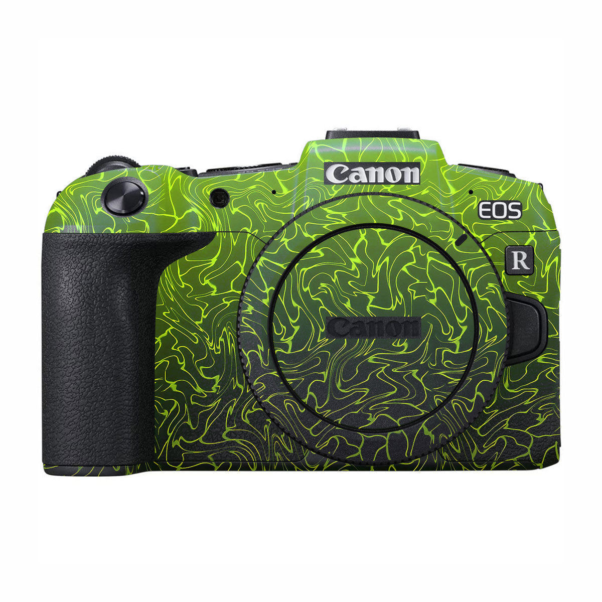 Lime Yellow to Black Gradient Canon EOS RP Camera Skins