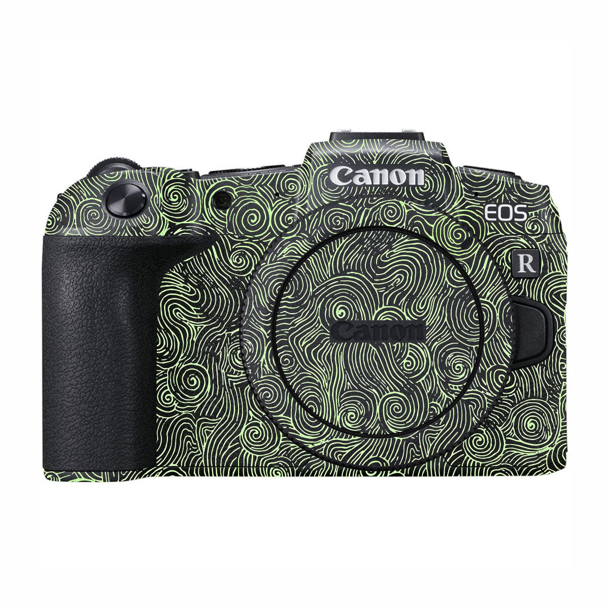 Green Spirals Canon EOS RP Camera Skins