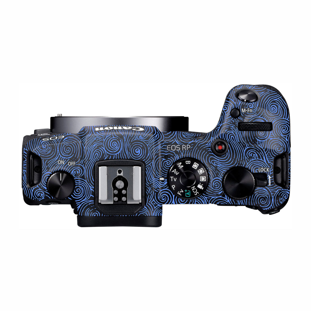 Blue Spirals Canon EOS RP Camera Skins