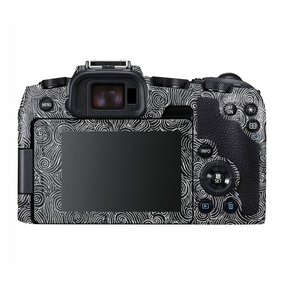White Spirals Canon EOS RP Camera Skins