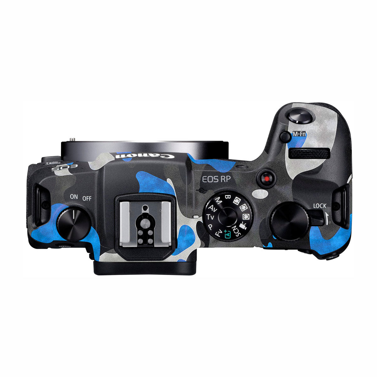 Blue Grey Camo Canon EOS RP Camera Skins