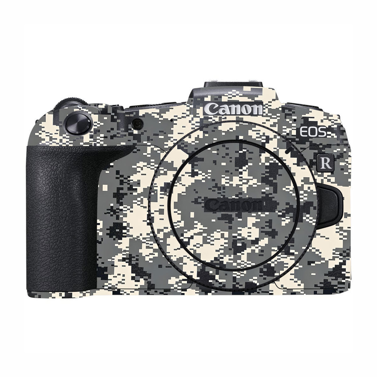 Grey Black Pixel Canon EOS RP Camera Skins