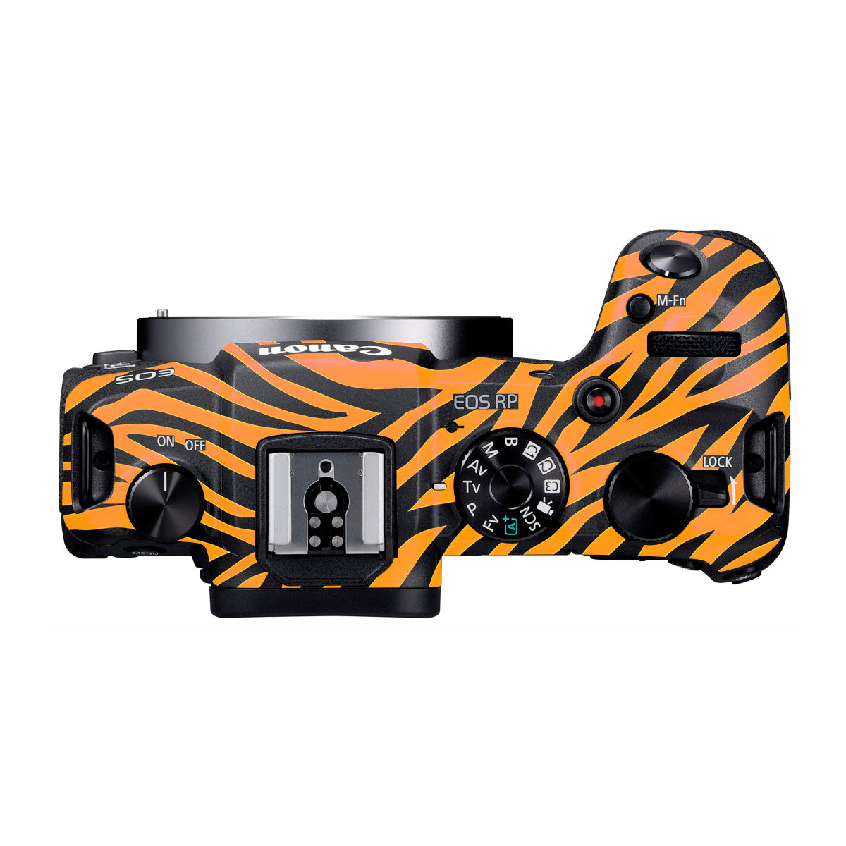 Zebra Gold Pattern Canon EOS RP Camera Skins