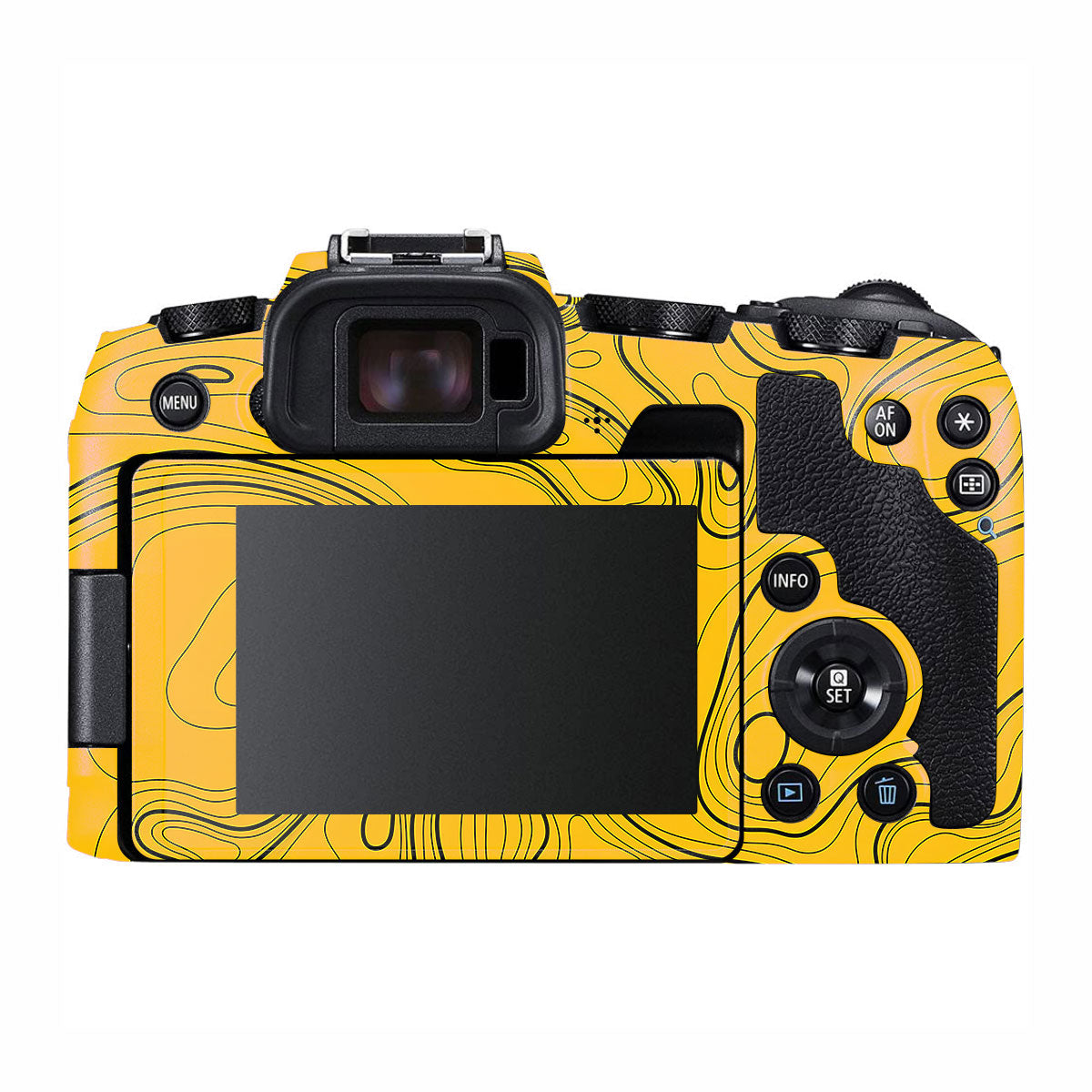Topographic Map Pattern Canon EOS RP Camera Skins