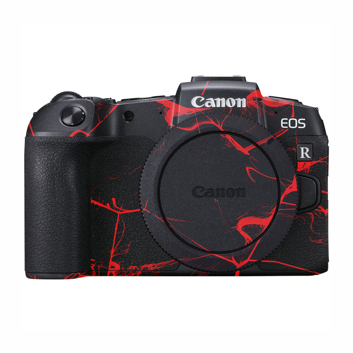 Red Neural Grid Canon EOS RP Camera Skins