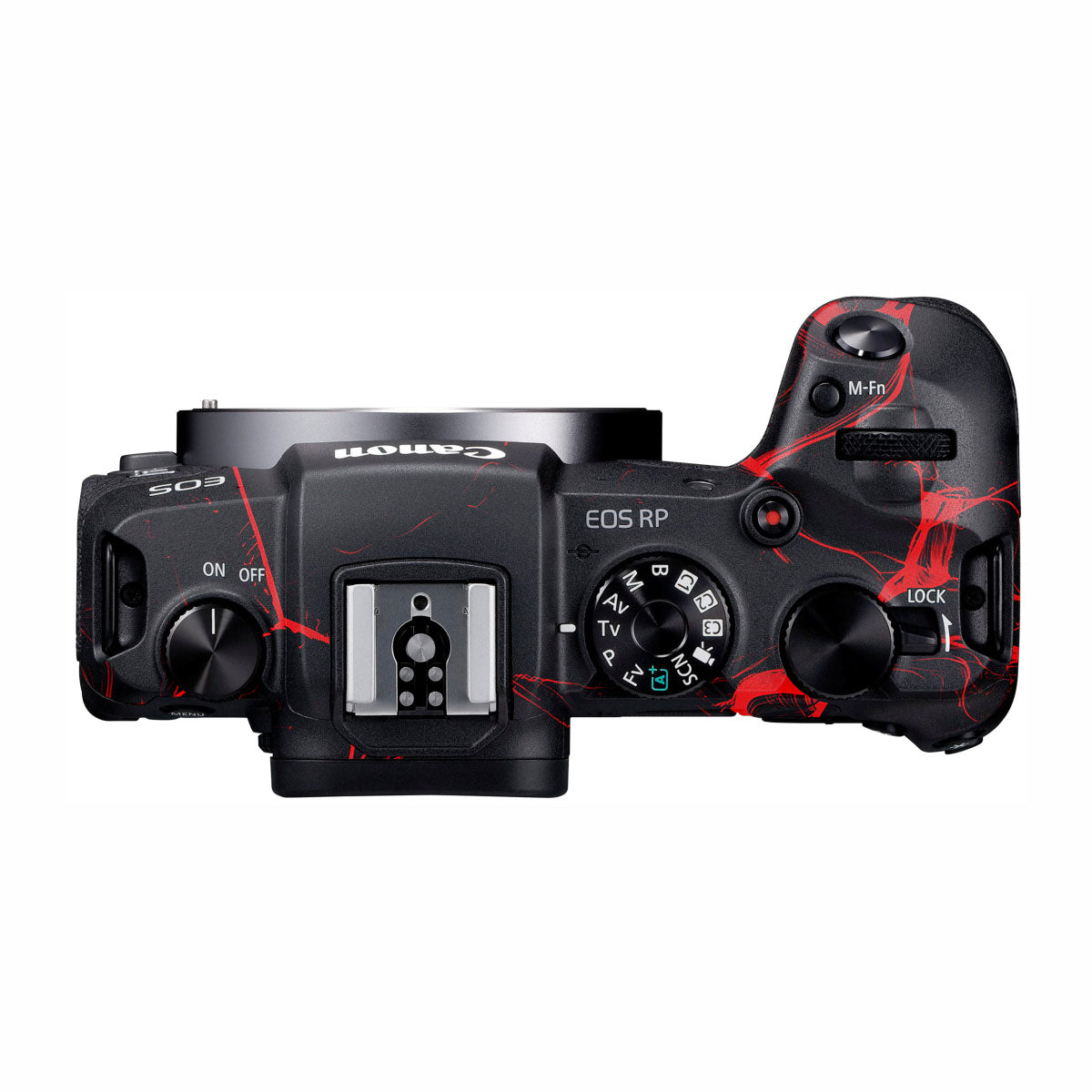 Red Neural Grid Canon EOS RP Camera Skins