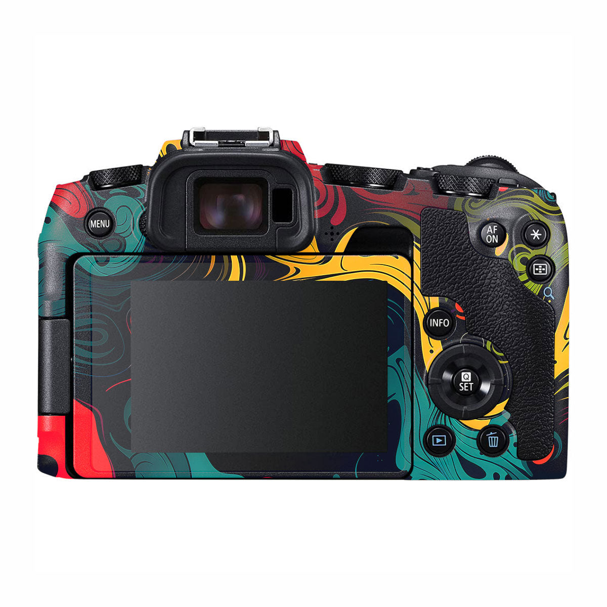 Psychedelic Color Swirl Canon EOS RP Camera Skins