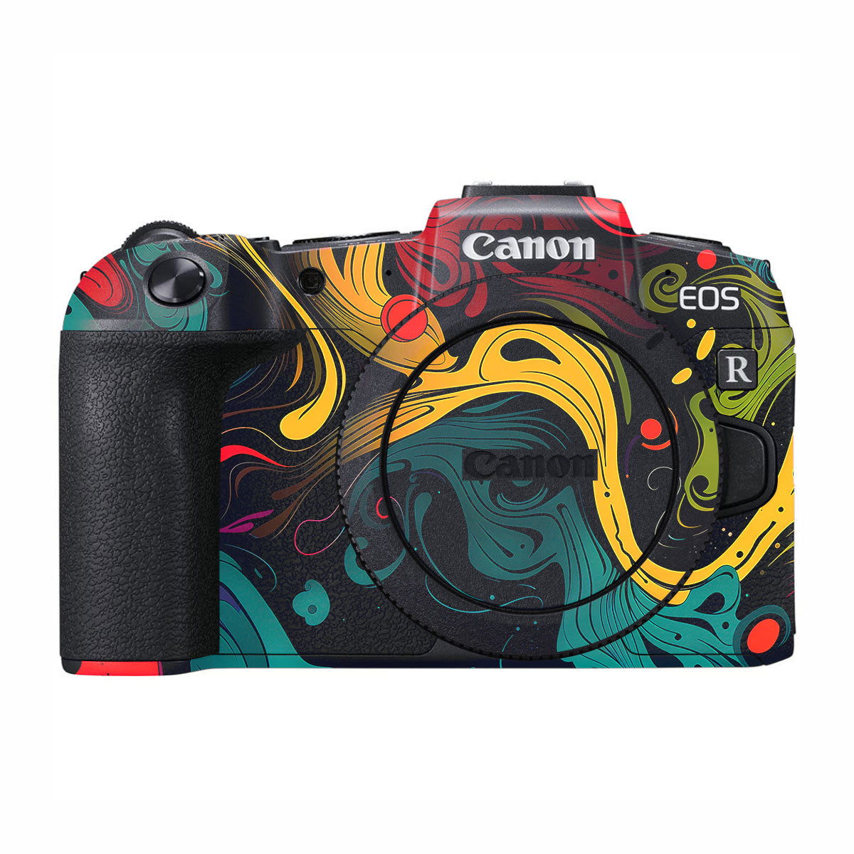 Psychedelic Color Swirl Canon EOS RP Camera Skins