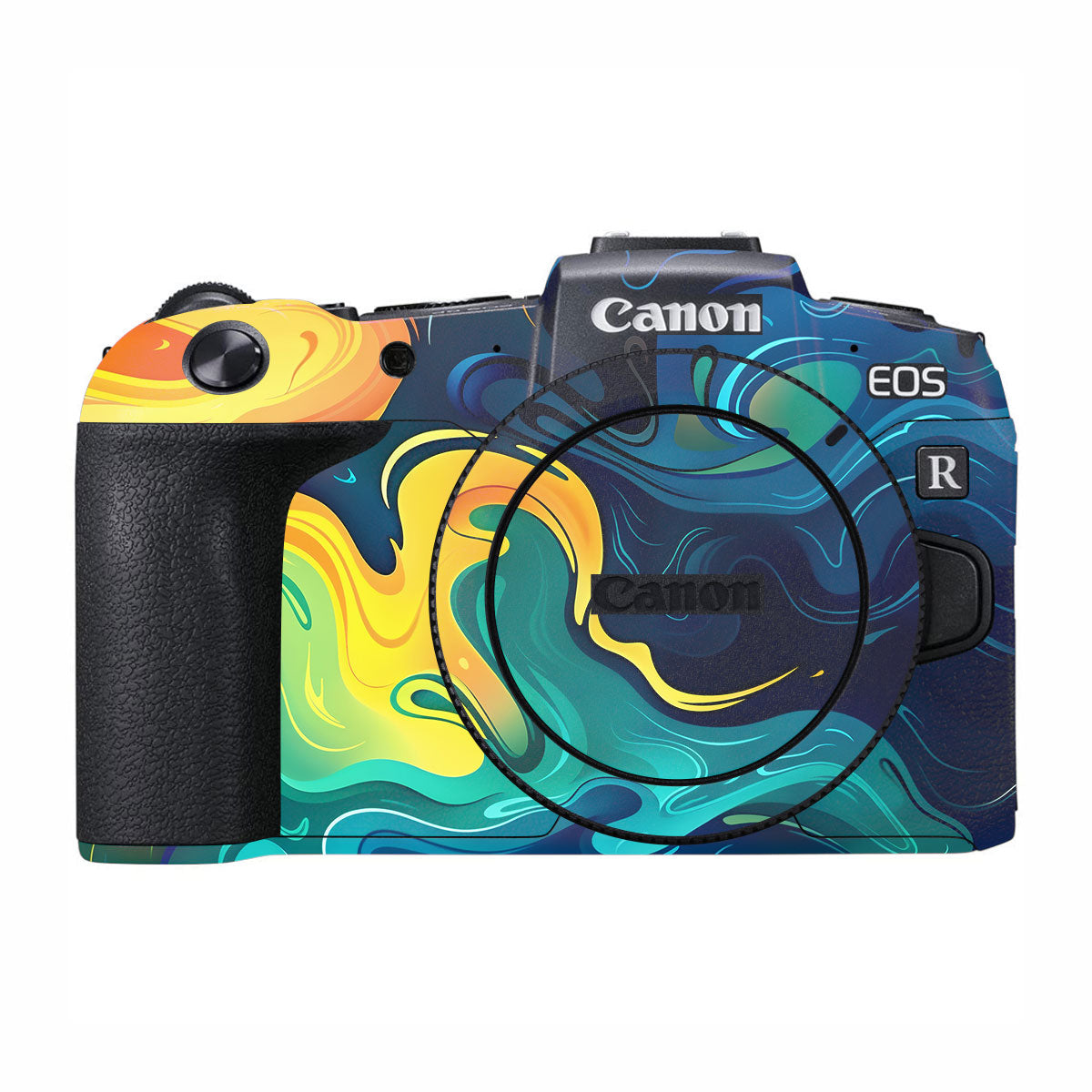 Rainbow Liquid Fusion Canon EOS RP Camera Skins