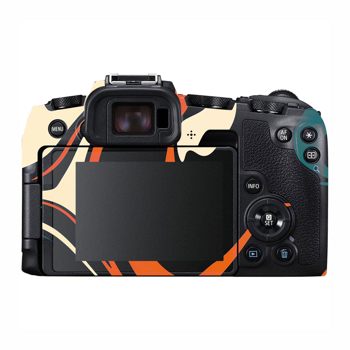 Mid-Century Abstract Swirl Canon EOS RP Camera Skins