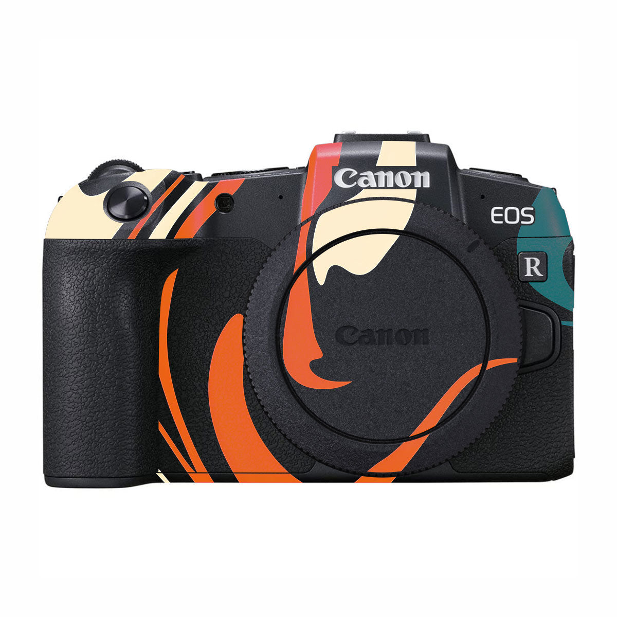 Mid-Century Abstract Swirl Canon EOS RP Camera Skins