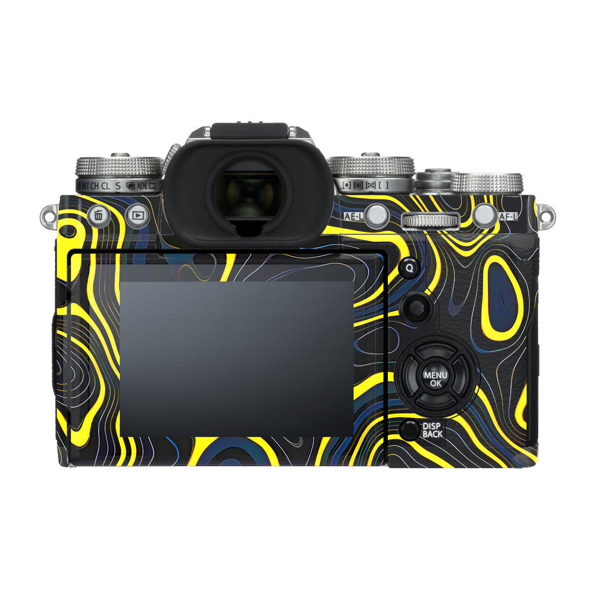 Neon Lava Contours FujiFilm X-T3 Camera Skin