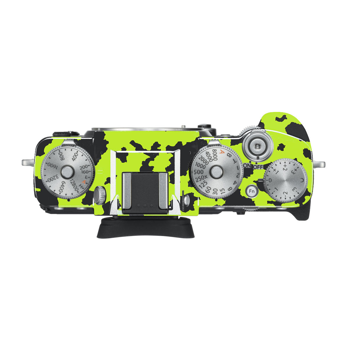 Neon Green Splatter FujiFilm X-T3 Camera Skin