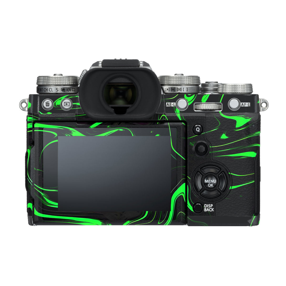 Green Liquid Pattern FujiFilm X-T3 Camera Skin