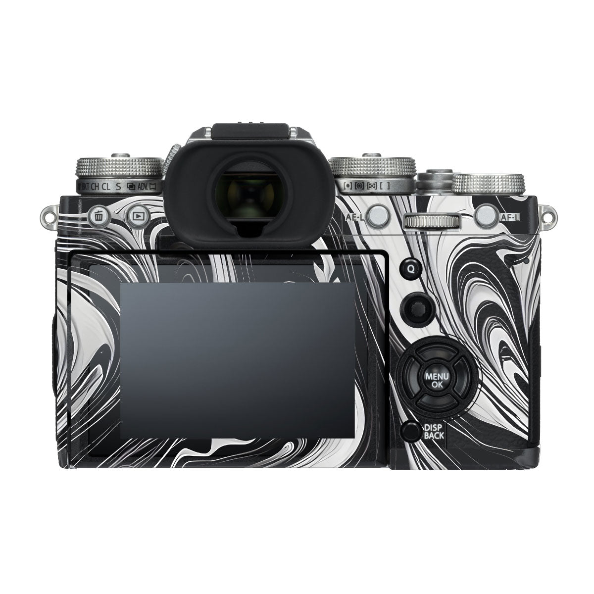 Black and White Marble FujiFilm X-T3 Camera Skin