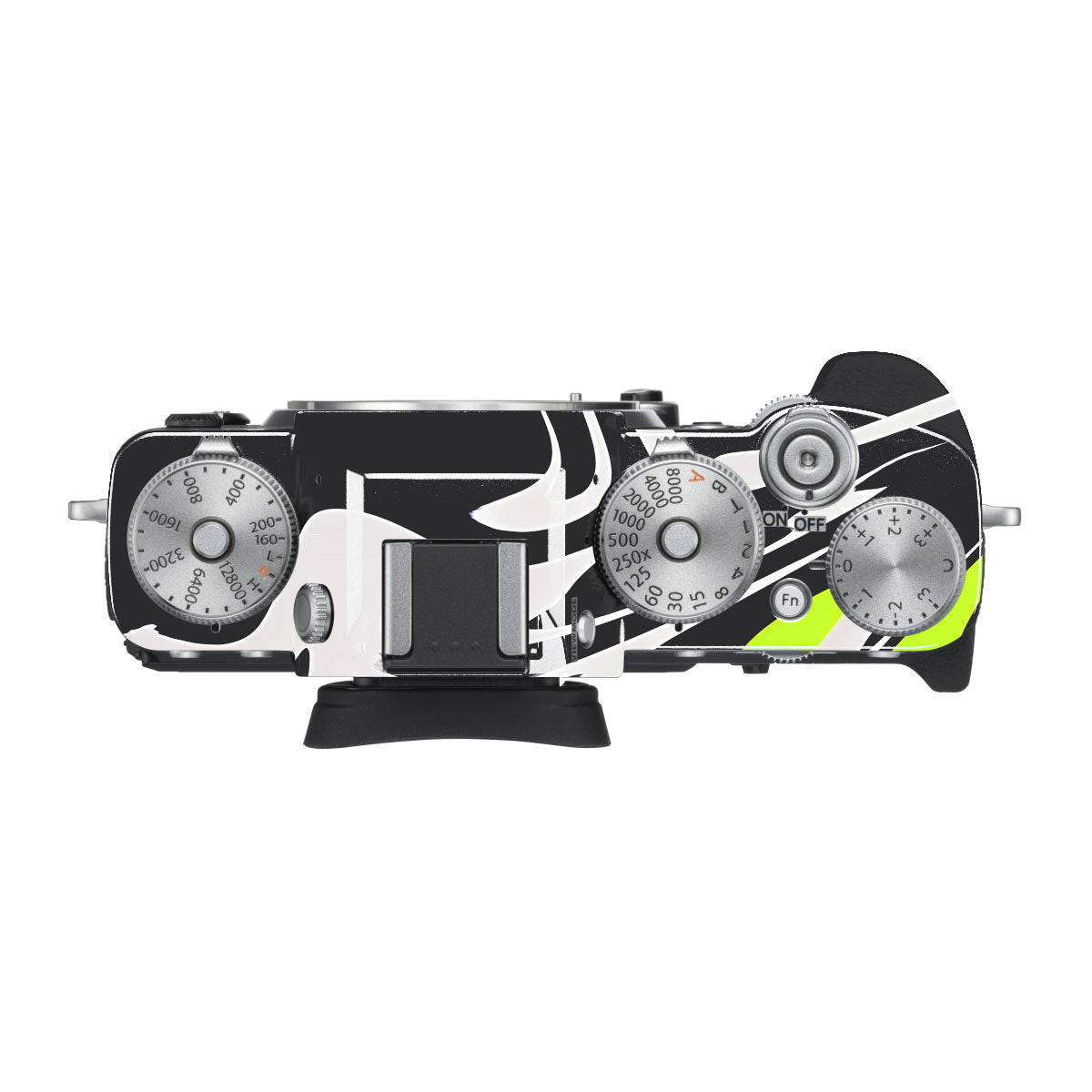 Neon Green and Black Pattern FujiFilm X-T3 Camera Skin