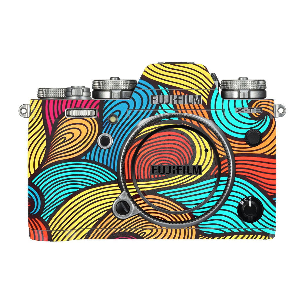 Red Lava Flow FujiFilm X-T3 Camera Skin
