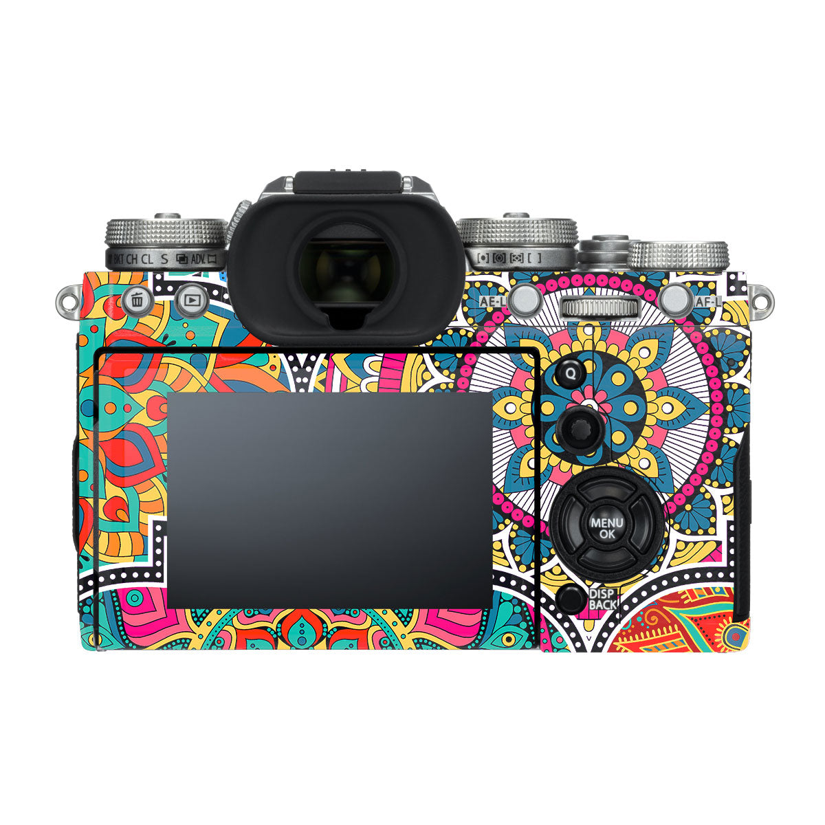 Monochrome Line Maze FujiFilm X-T3 Camera Skin