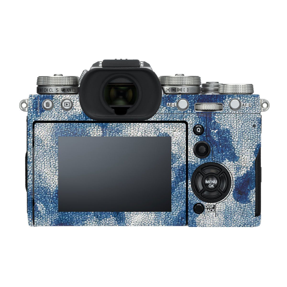 Topographic Map Pattern FujiFilm X-T3 Camera Skin
