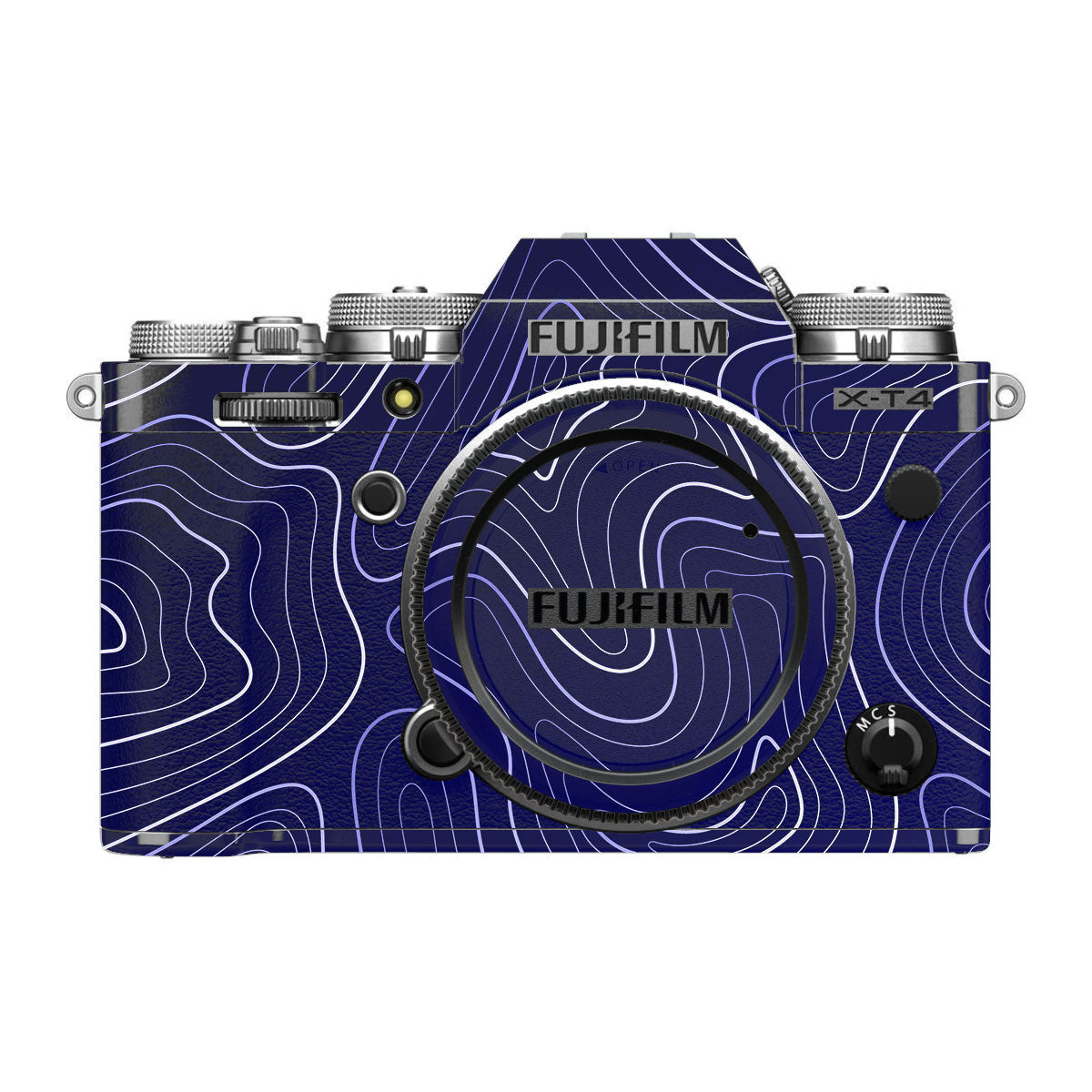 Deep Blue Contour FujiFilm X-T4 Camera Skin