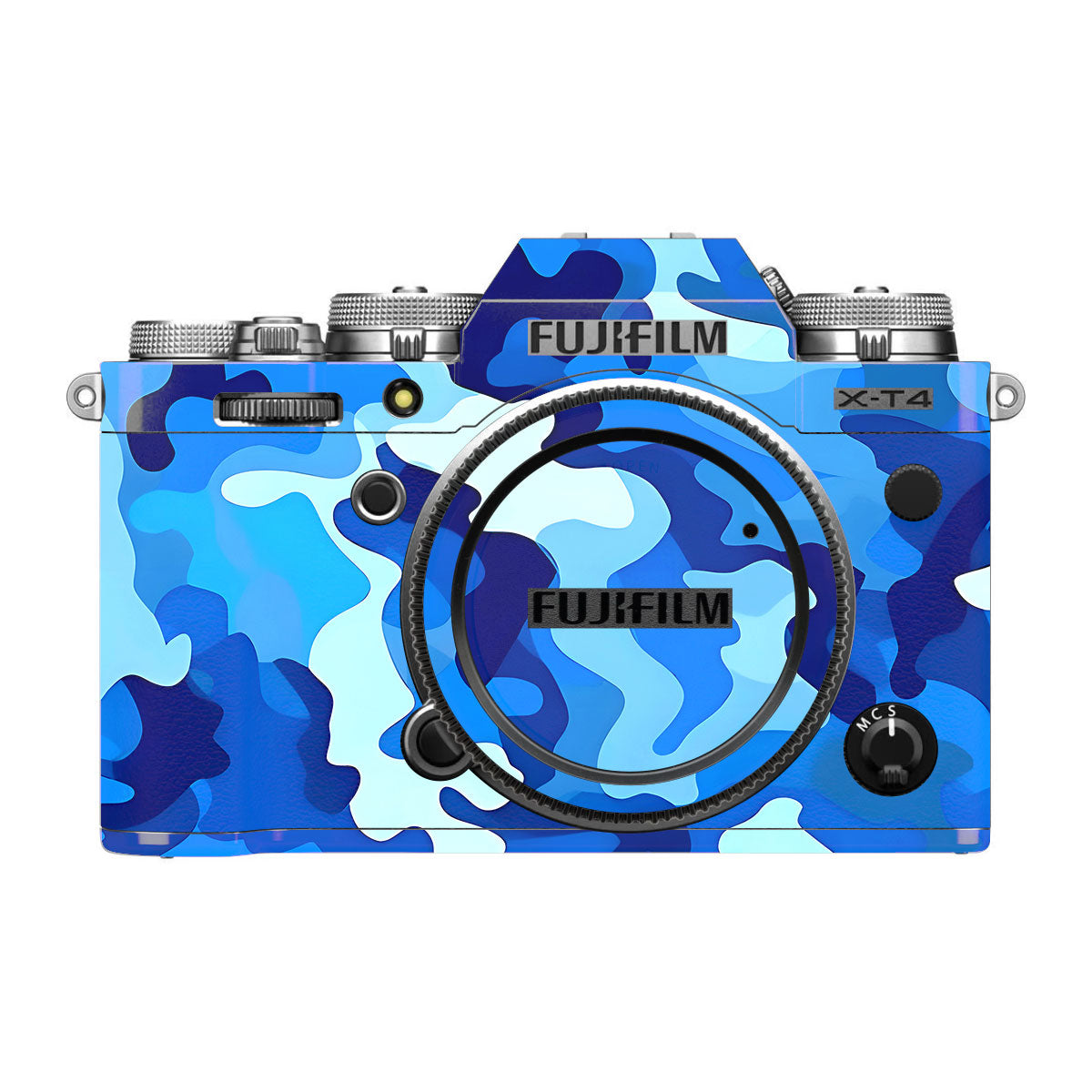 Arctic Blue Camo Pattern FujiFilm X-T4 Camera Skin