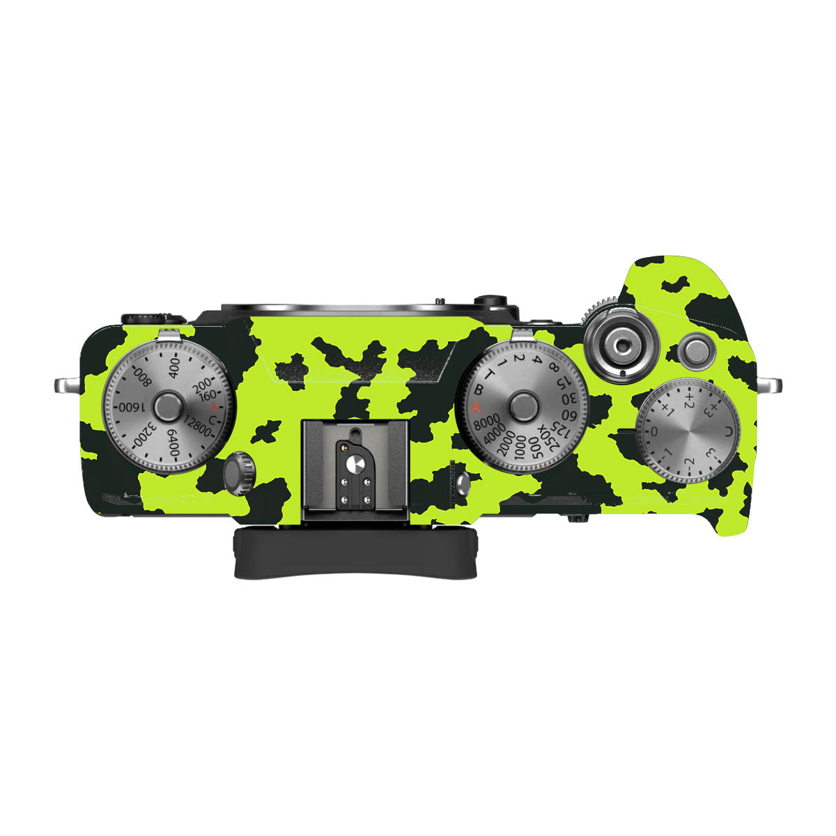 Neon Green Splatter FujiFilm X-T4 Camera Skin