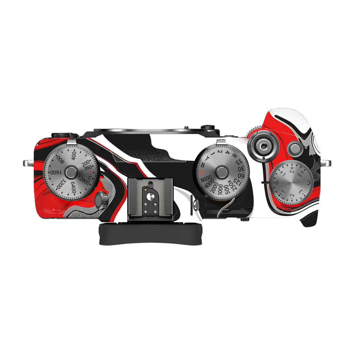 Scarlet and White Motion FujiFilm X-T4 Camera Skin