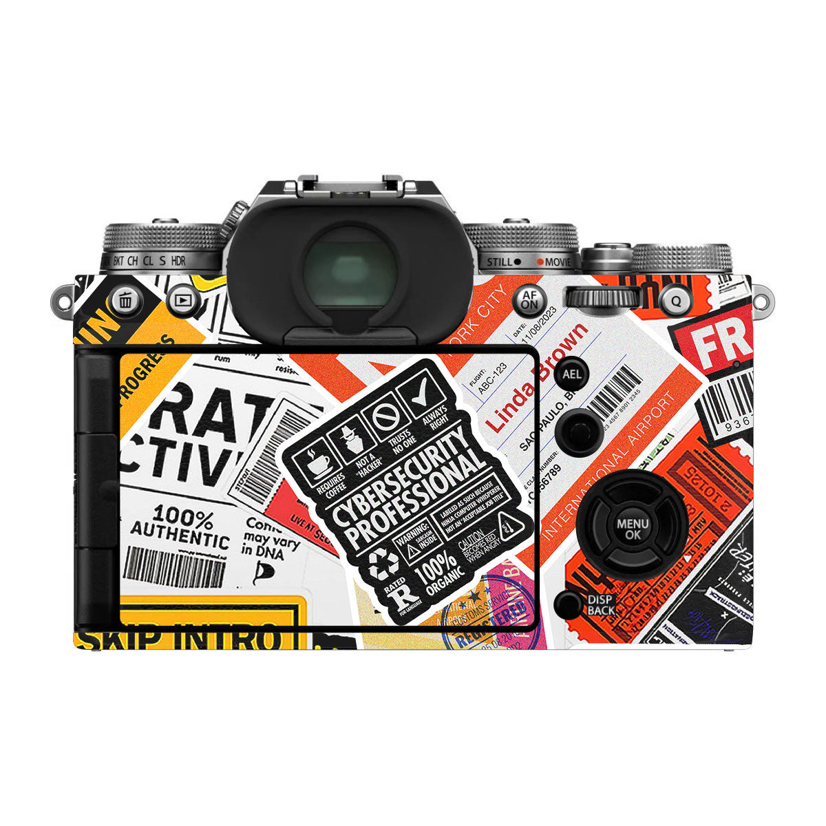 Camouflage Pattern FujiFilm X-T4 Camera Skin