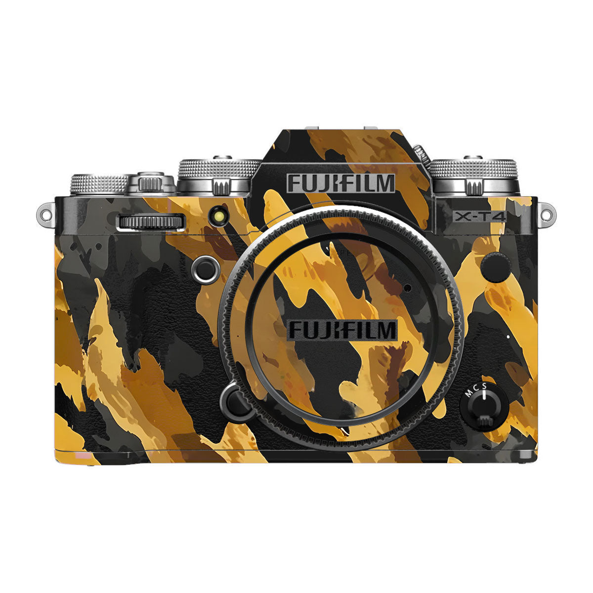 Red and Black Stripes FujiFilm X-T4 Camera Skin