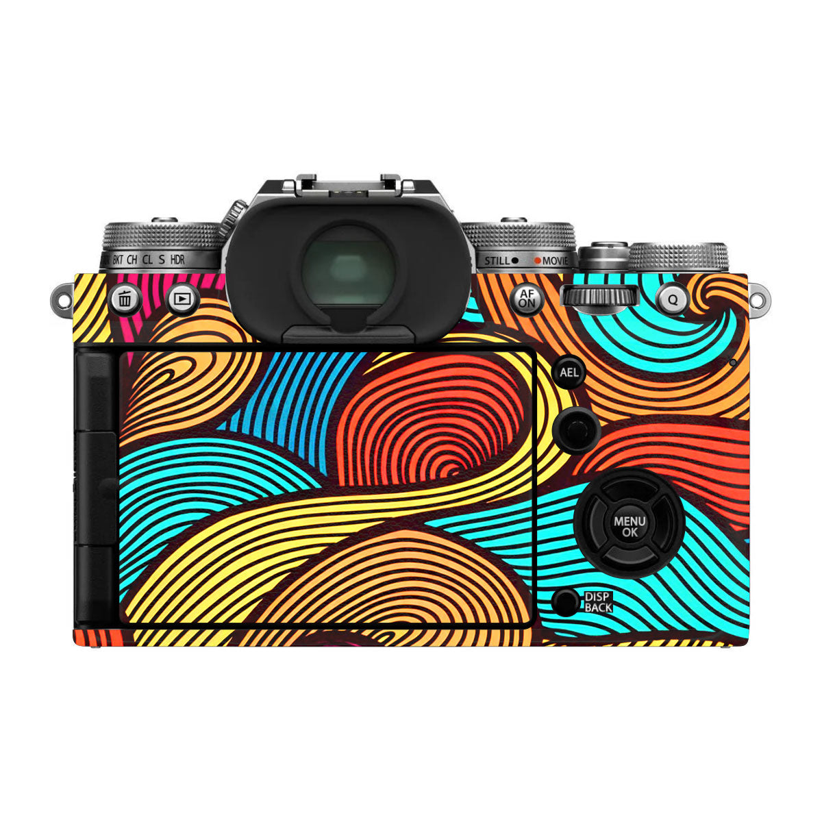 Red Lava Flow FujiFilm X-T4 Camera Skin