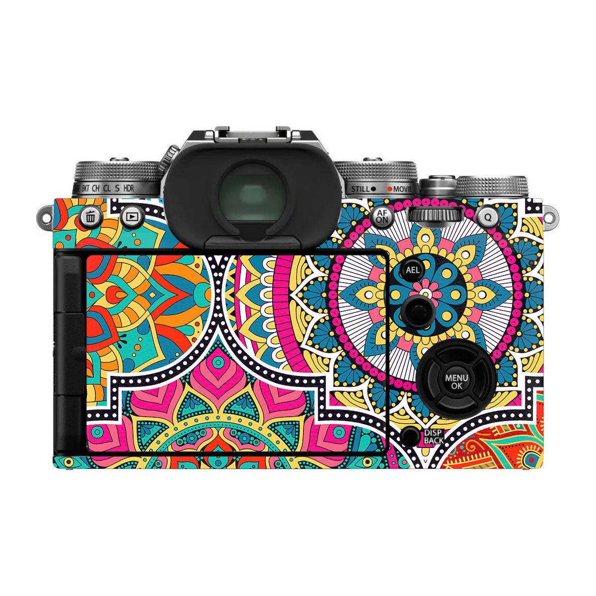 Monochrome Line Maze FujiFilm X-T4 Camera Skin
