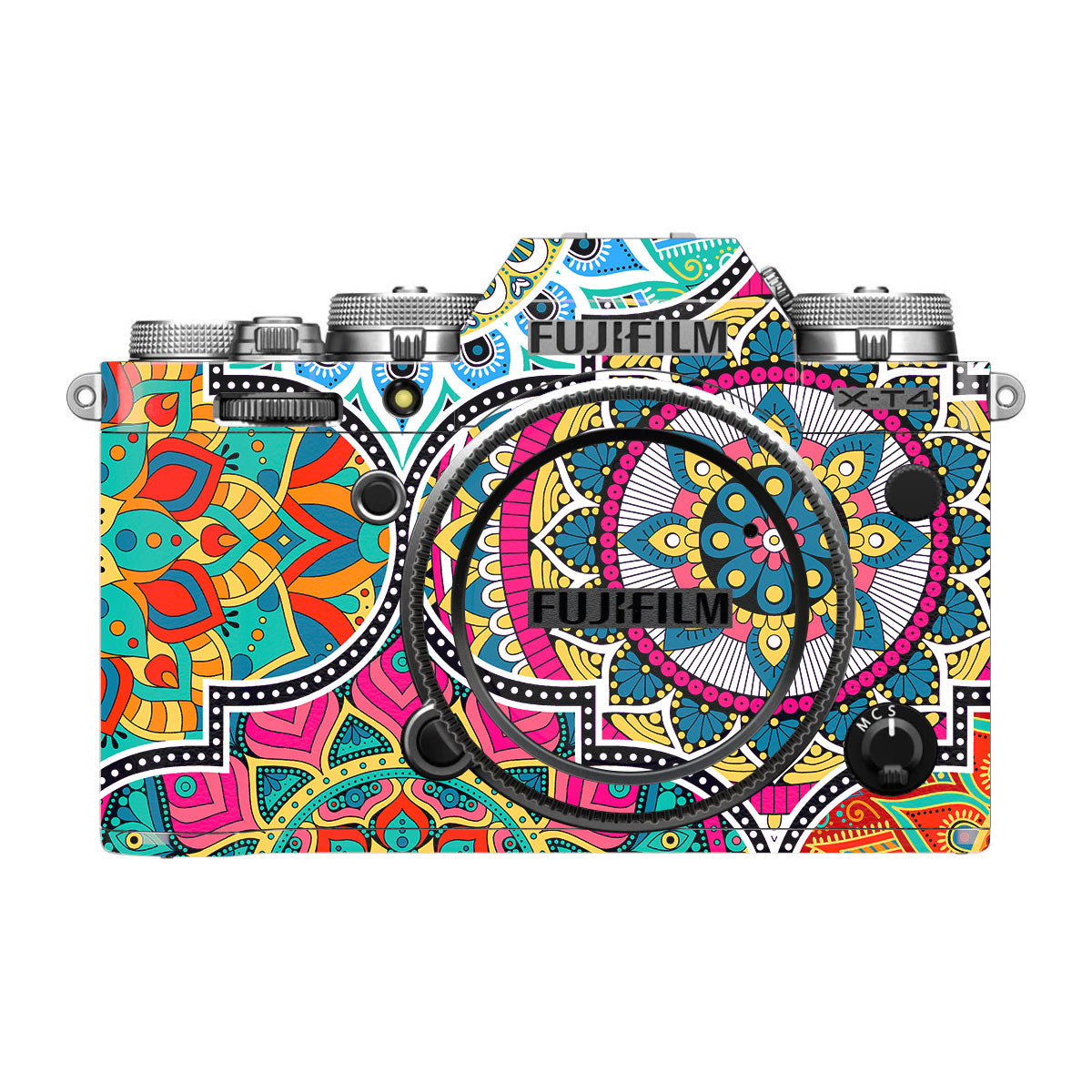 Monochrome Line Maze FujiFilm X-T4 Camera Skin